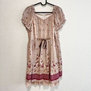 Axes Femme Pink Floral Dress
